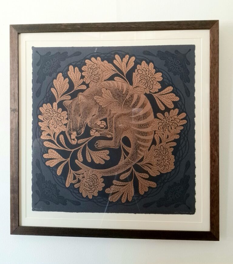 Ebonized Tasmanian Oak picture frame