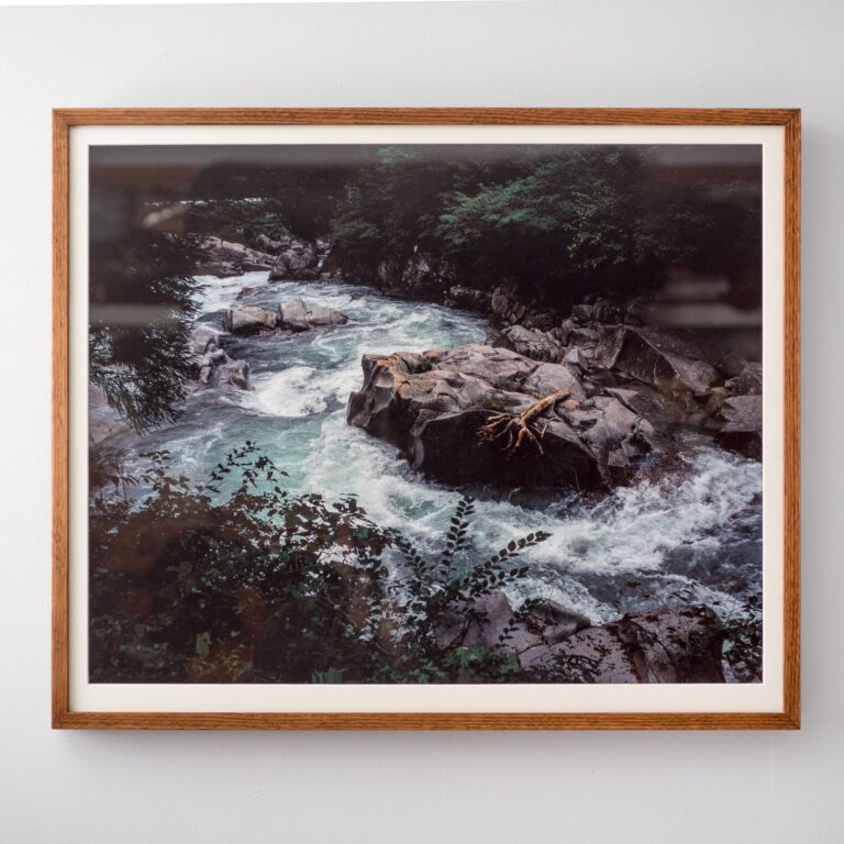 Blackwood Stain picture frame, photography by John-Paul Aziz