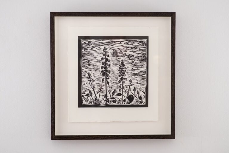 Indian Ink box frame with float-mounted print