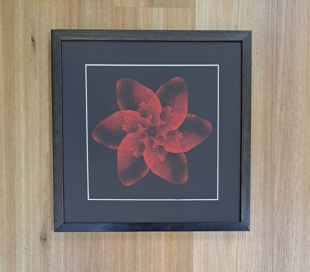 ebonized picture frame